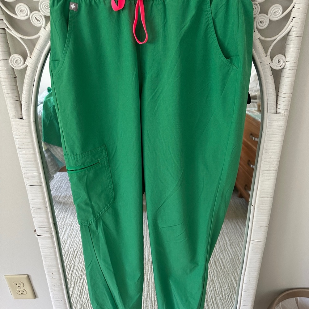 Figs Safety Green Zamora Joggers